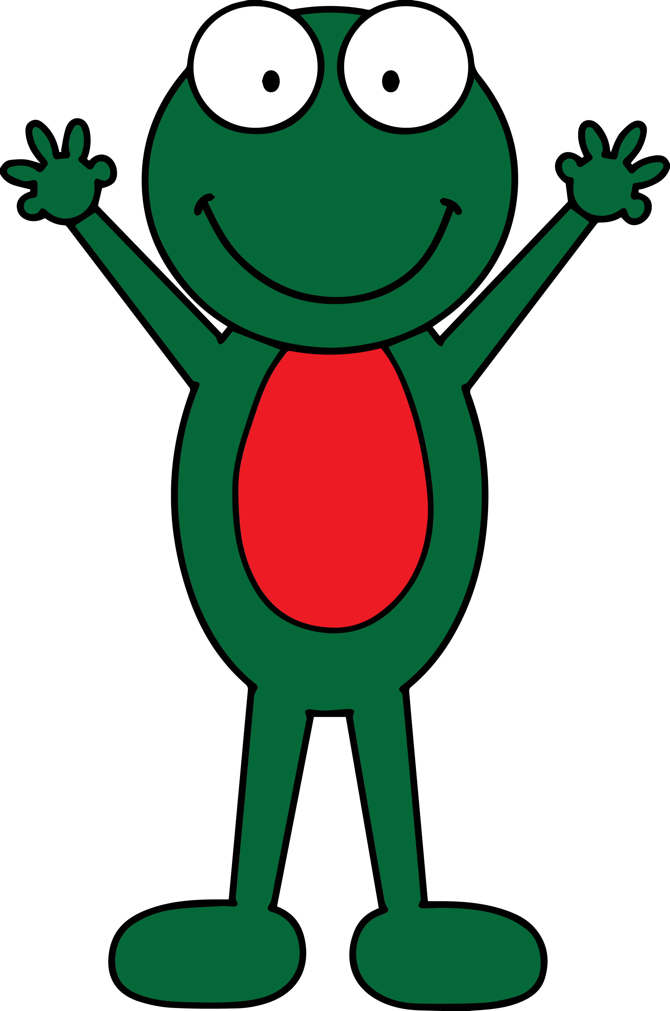 *✿**✿*ranas*✿**✿* Clip Art, - Frog (2270x3422)