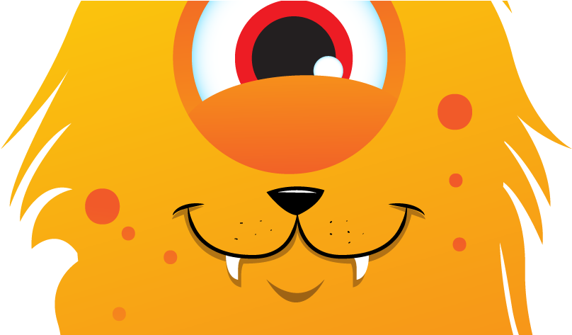 Dojo Monsters Gum Clipart (900x472)