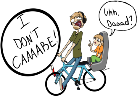 Irresponsible And Son From - Pewdiepie I Don T Care Meme (500x357)
