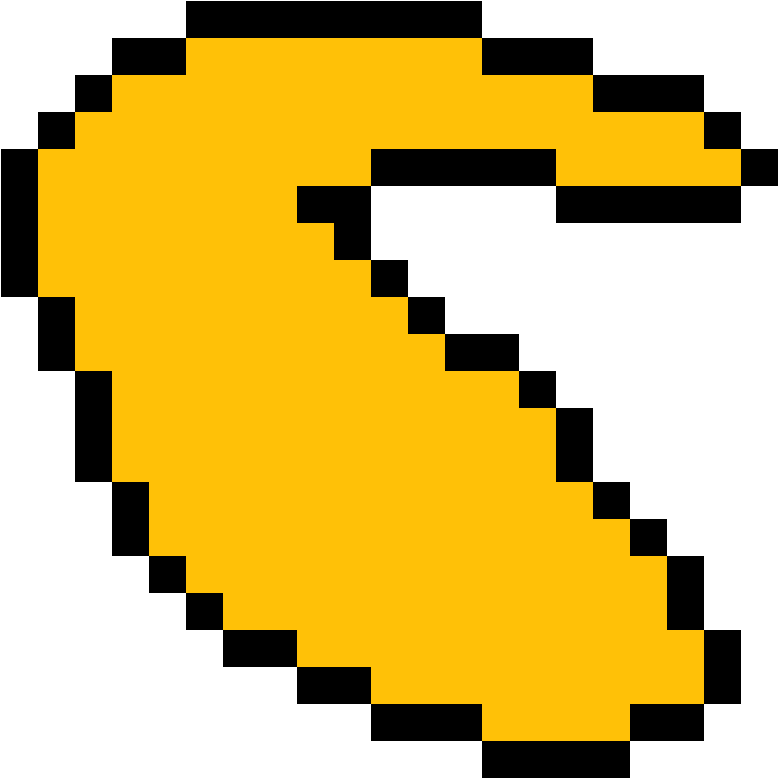 Fortune Cookie - Pixel Art Pac Man (1184x1184)