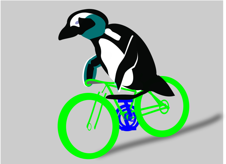 Penguin On A Bike (800x566)