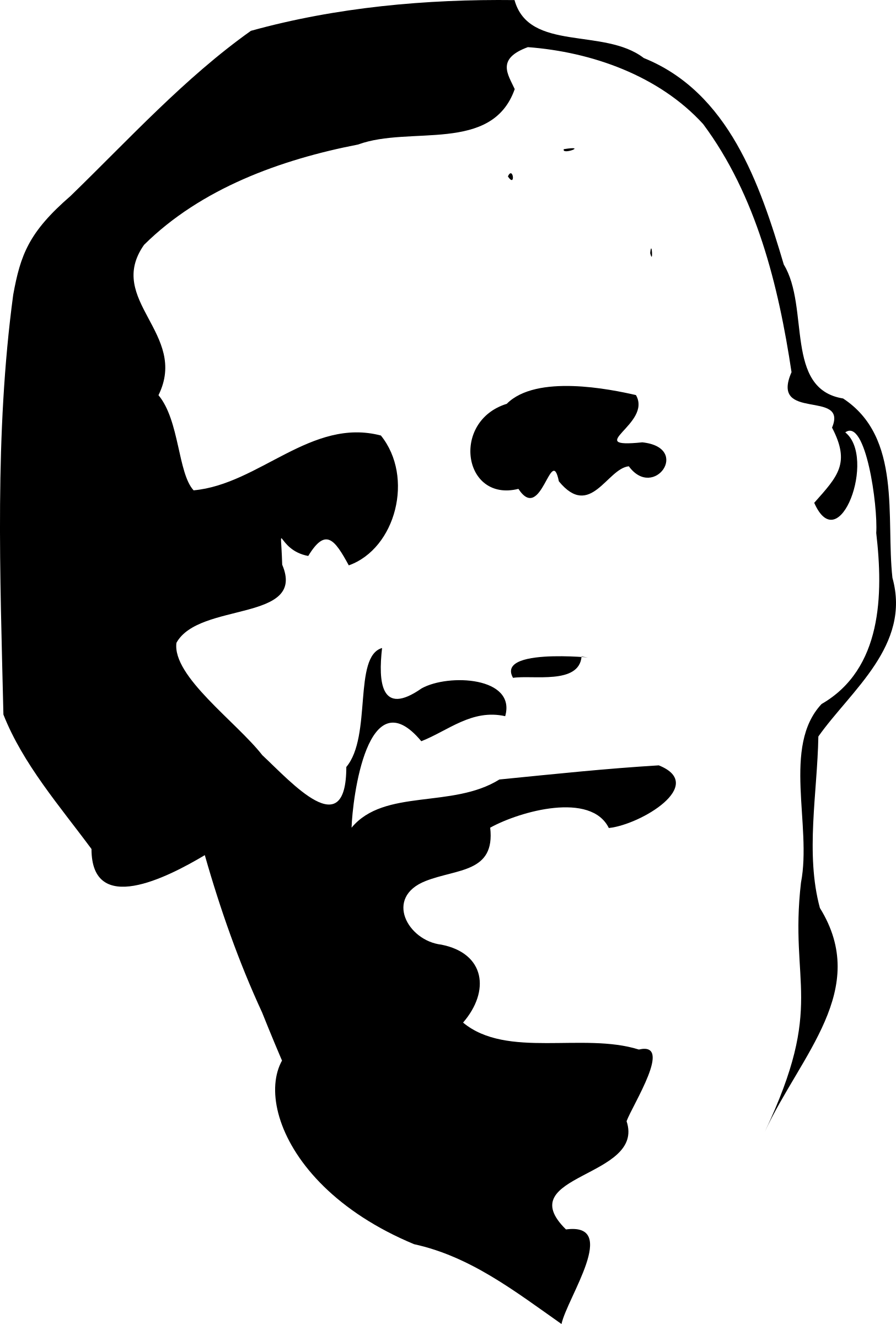 Big Image - Black And White Silhouette Obama (1625x2400)