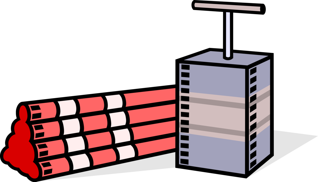 Vector Illustration Of Tnt Trinitrotoluene Dynamite - Alfred Nobel I Dynamit (1219x700)