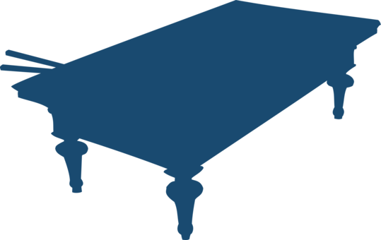 Billiard Tables Snooker Billiards Pool - Blue Pool Table Bib (539x340)