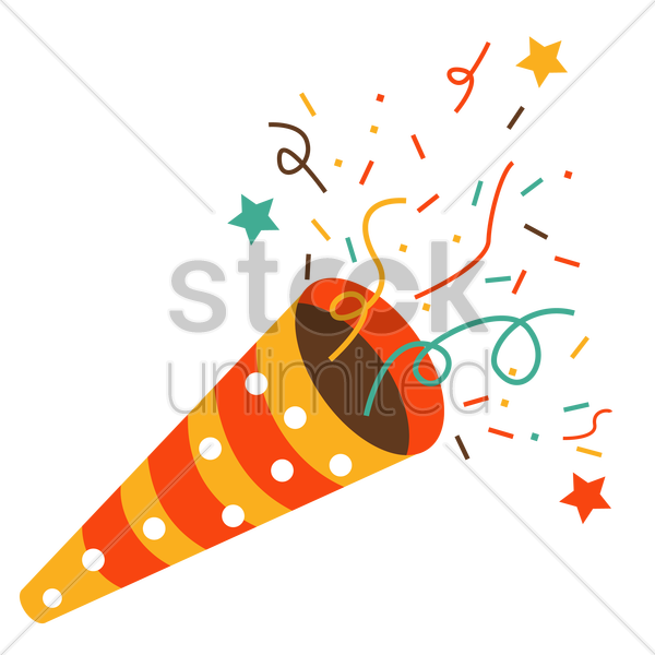 Download Party Popper Vector Clipart Party Popper Clip - Party Popper ...