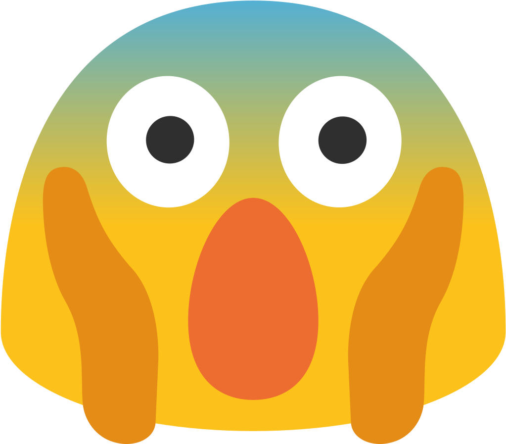File - Emoji U1f631 - Svg - Emoji (1024x1024)