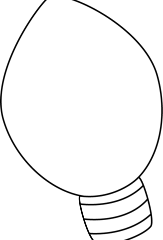 White Christmas Light Clip Art - Christmas Lights (327x480)