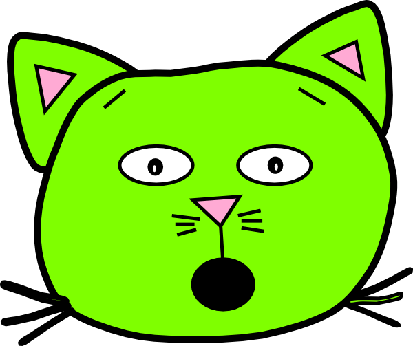 This Free Clip Arts Design Of Scared Green - This Free Clip Arts Design Of Scared Green (600x503)