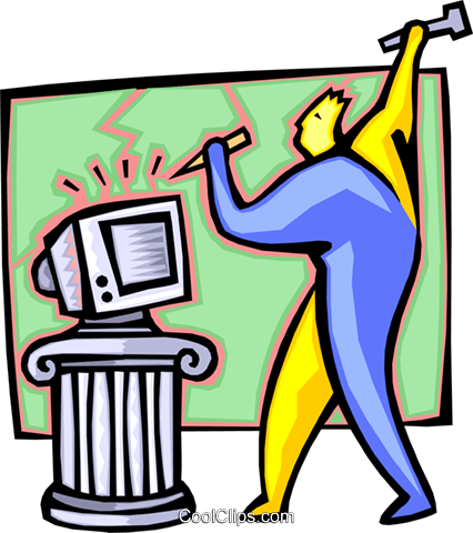 Cartoon Royalty Free Vector Clip Art Illustration - Imagens Desenhos De Computador (426x480)