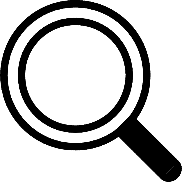 Magnifier Icon Png White (626x626)