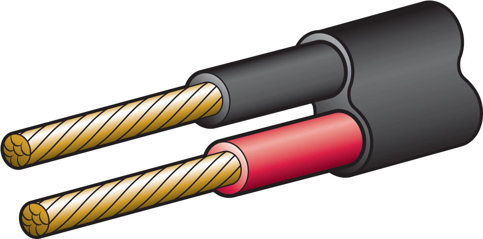15a 4mm Twin Core Sheathed Cable Red/black (black Sheath) - Red & Black Twin Sheath Cable 4mm (100m Roll) (1000x1000)