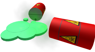 Banner Freeuse Stock Barrel Clipart Noob - Toxic Waste (420x420)