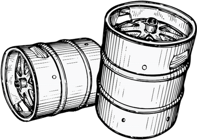 Beer Kegs Clipart Transparent - Beer Keg Clip Art (400x400)