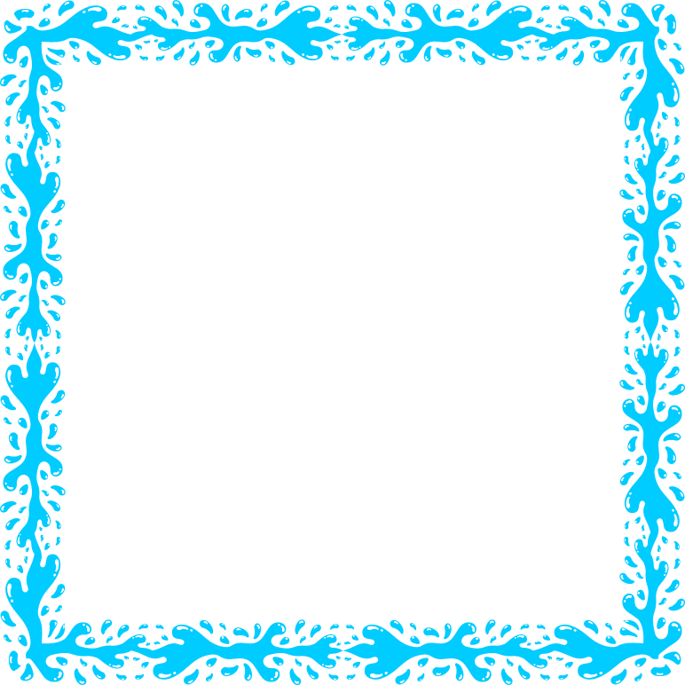 Download Transparent Blue Frame Png Clipart Clip Art - Transparent Blue Border Design (772x772)