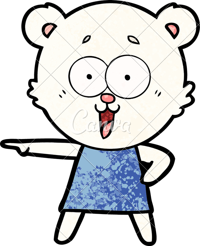 Polar Bear Cartoon - Polar Bear Cartoon (650x800)