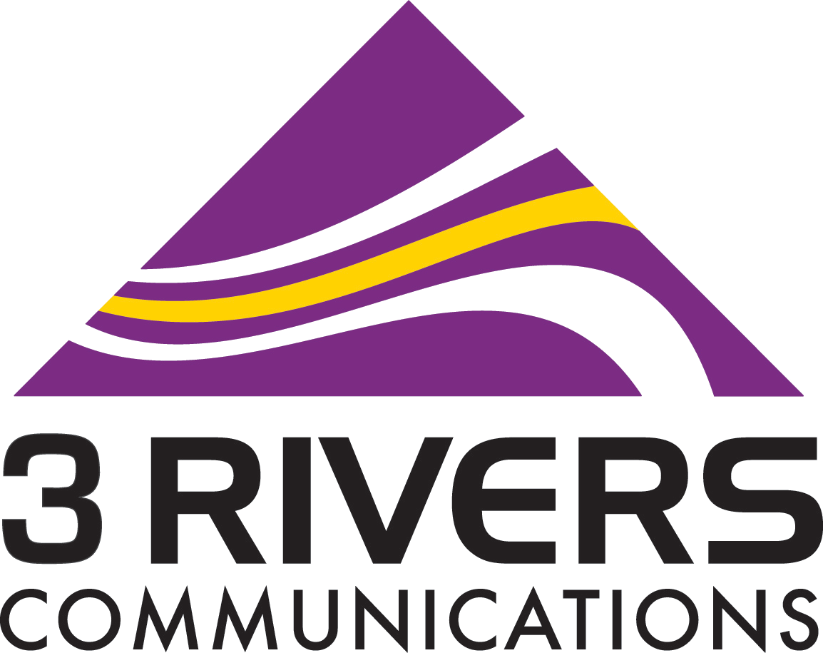 Official Hotel Of The Montana State Fair - 3 Rivers Communications Logo (1154x915)