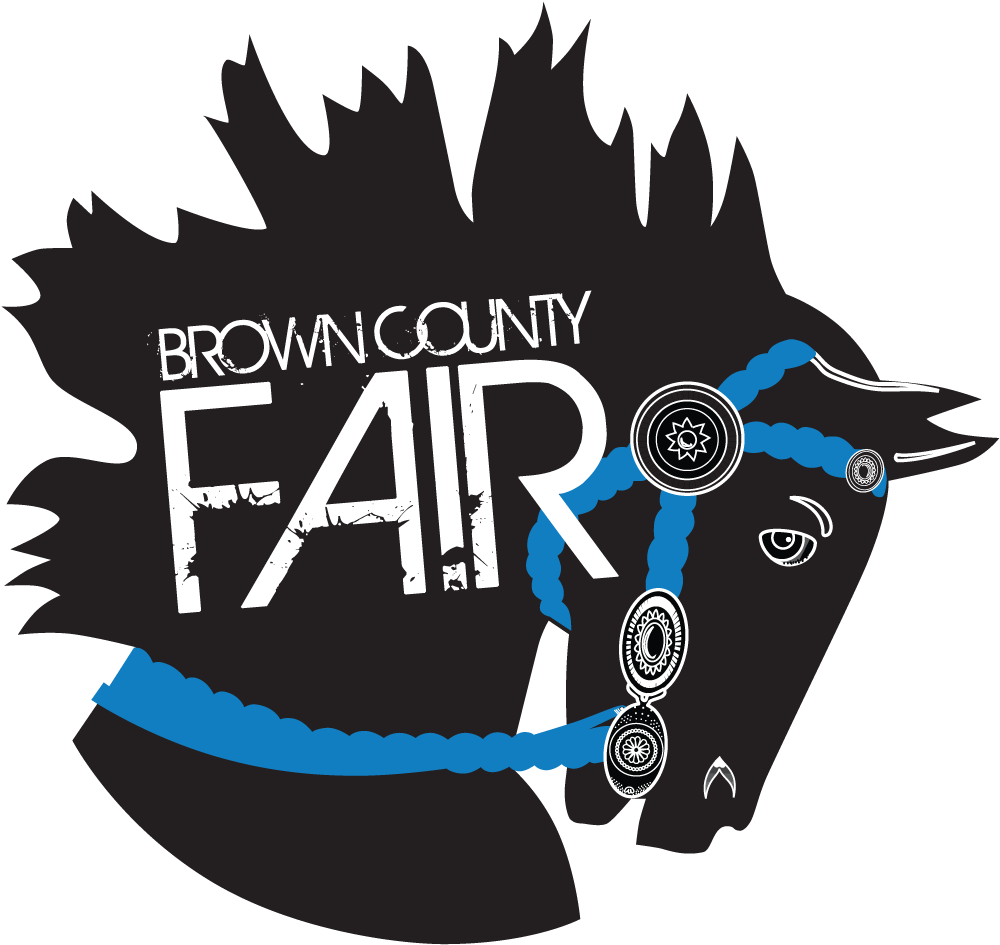 Brown County Fair In Aberdeen, Sd - Brown County Fair Logo (1000x1000)
