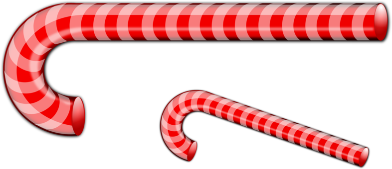 Candy Cane Gelatin Dessert Gummi Candy Gumdrop Gummy - Free Clipart Candy Cane (786x340)