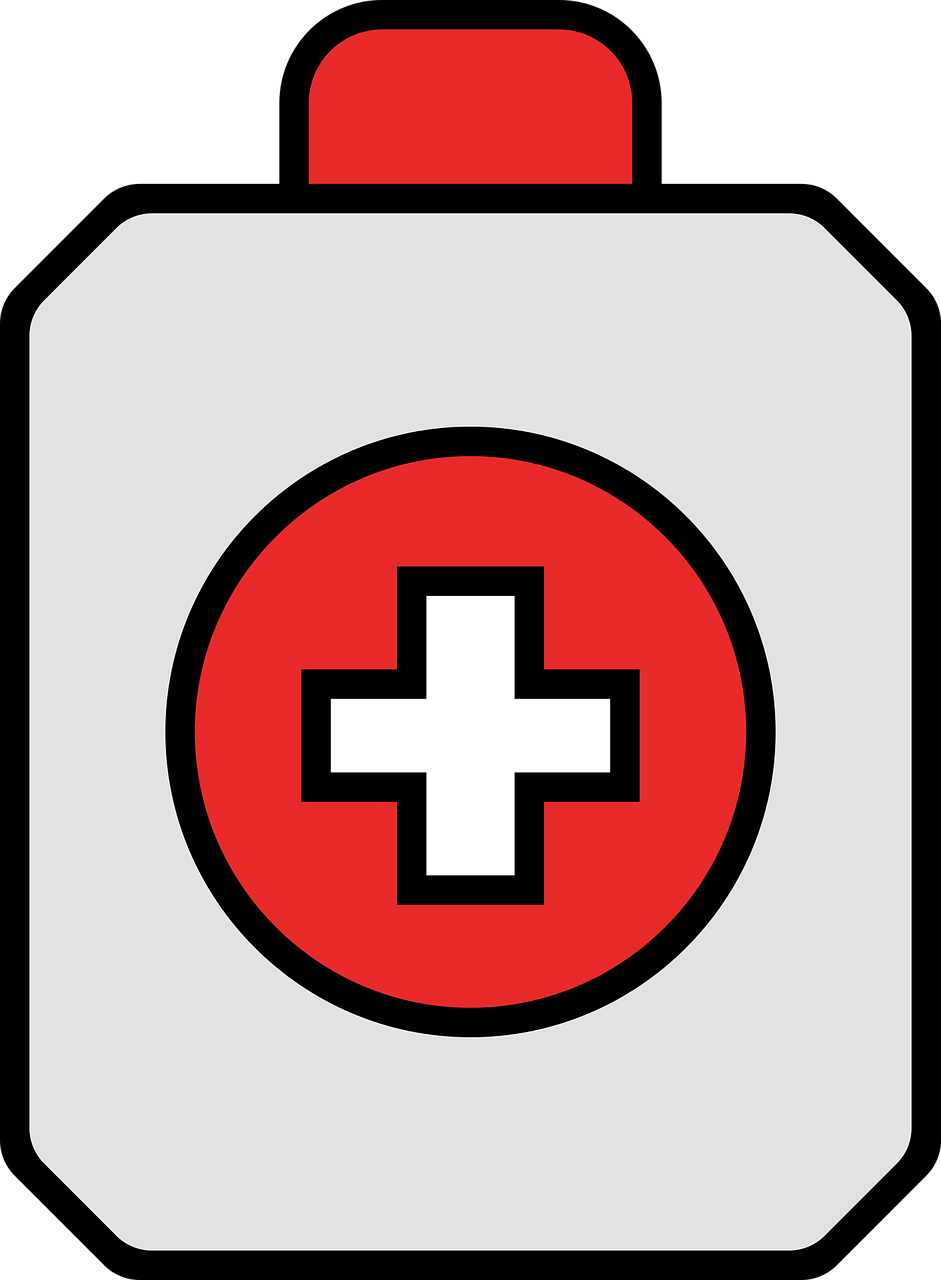 Gum Clipart Adhesive - กล่อง ปฐมพยาบาล การ์ตูน Png (941x1280)