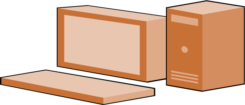 Computer Icons Download Line Art Computer Terminal - Clip Art (794x340)