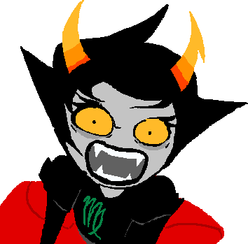 Pimp Hats For Everyone - Homestuck Kanaya Game Over (354x349)