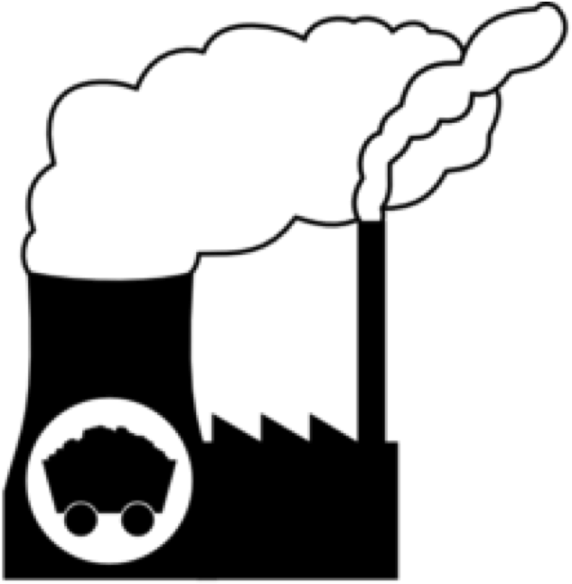 Fighting Climate Change With One Hand, Fueling It With - Coal Power Plant Icon (644x655)