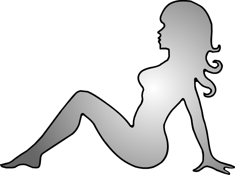 Trucker Girl Vector - Mudflap Girl (757x564)