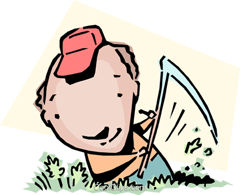 Making Hay Royalty Free Vector Clip Art Illustration - Heuen Clipart (480x389)