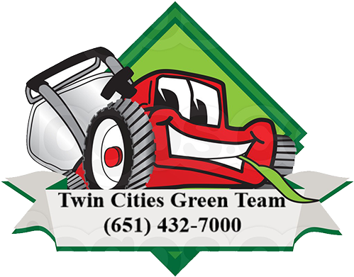 Twin Cities Green Team Llc - Lawn Care Landscape Logo (500x407)