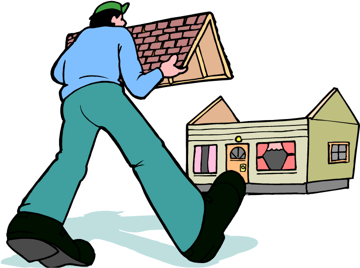 Housing Monies For Lansing - Build House Cartoon Png (750x563)