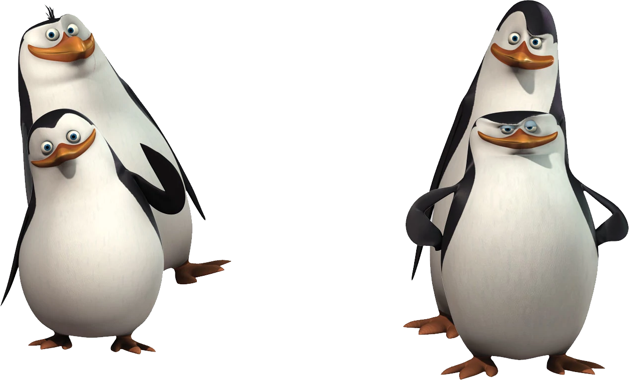 Madagascar Penguins Png - Penguin Of Madagascar Png (1259x762)