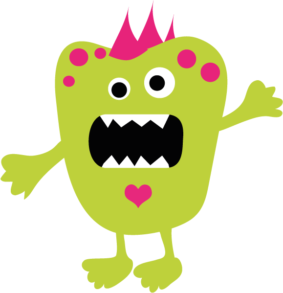 Environment Clipart Take Care - Invitation Kids Monster (600x600)