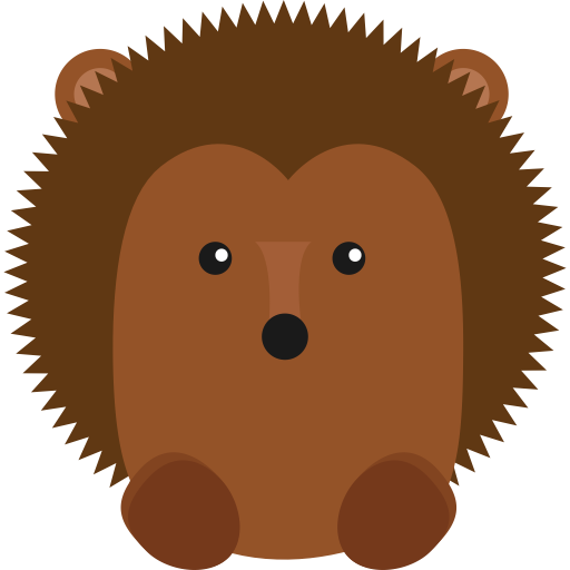 Hedgehog, Flat, Hand Icon - Hedgehog Icons (512x512)