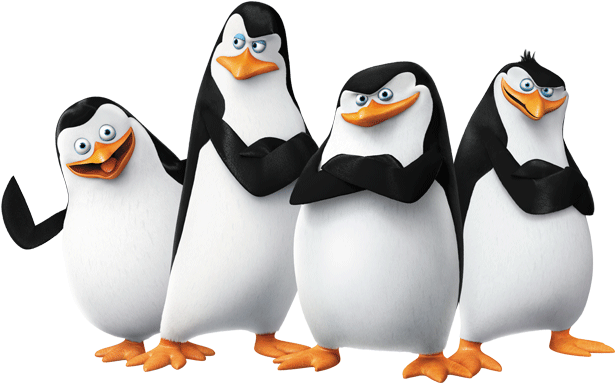 Madagascar Penguins Png - Penguins Madagascar Movie (676x600)