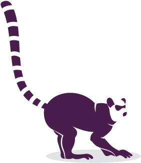 Lemur Clipart Transparent - Cat Grabs Treat (500x334)