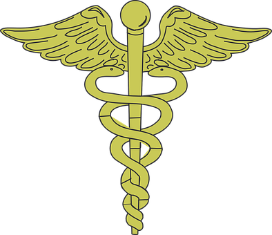 Aesculapian Staff 306956 - Caduceus Staff (394x340)
