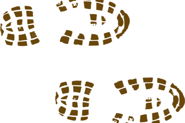 2016 Nyp Be Healthy Challenge - Shoe Prints Clip Art (600x399)