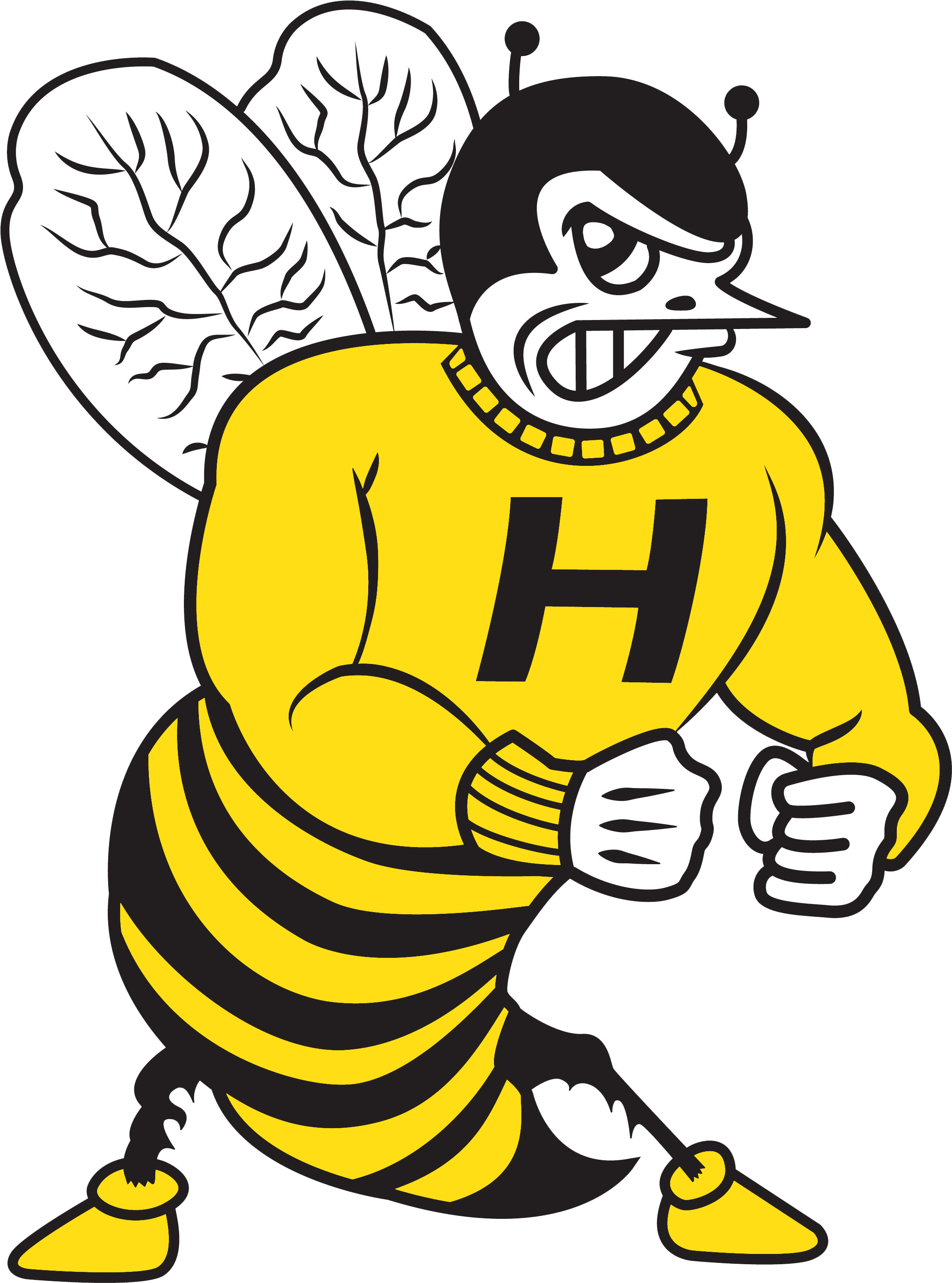 Hornet - Harvard Hornets (2550x3300)