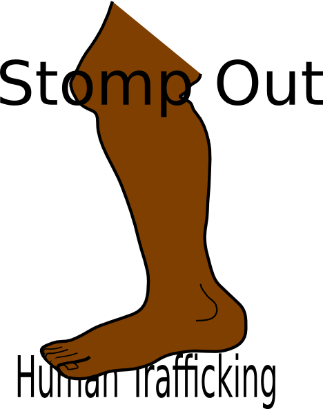 Stomp Out Human Trafficking Clip Art - Clip Art (468x593)