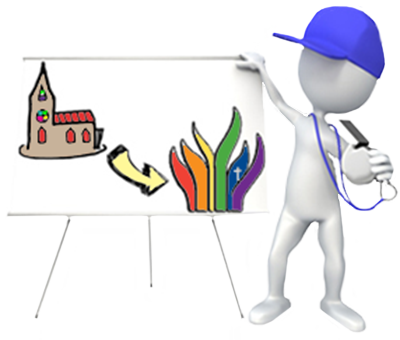 3d White Man Coach (400x340)