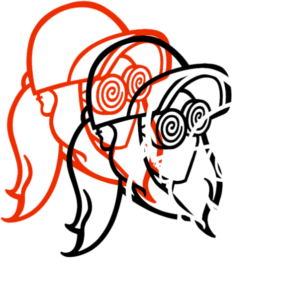 Rezz Portrait Vinyl Decal - Rezz Logo (600x600)