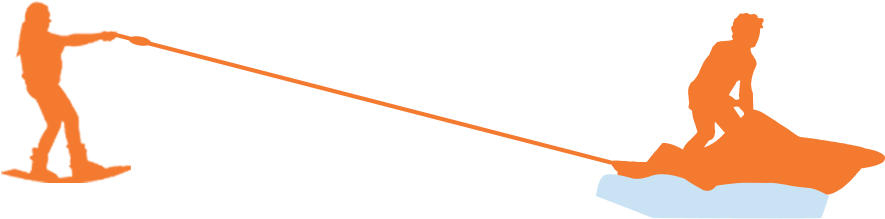 Designed And Developed In The Usa By Darkspire, Inc - Jet Skiing Shower Curtain (920x273)