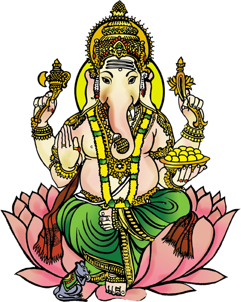 Download Cliparts And Objects In Full Resolution Please - Clipart Of Ganesh Ji (474x595)