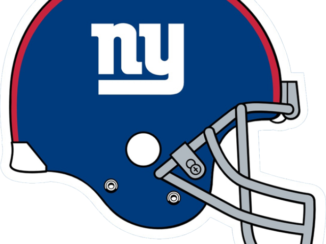 New York Giants Clipart Coloring Page - Kansas Football Helmet Logo (640x480)