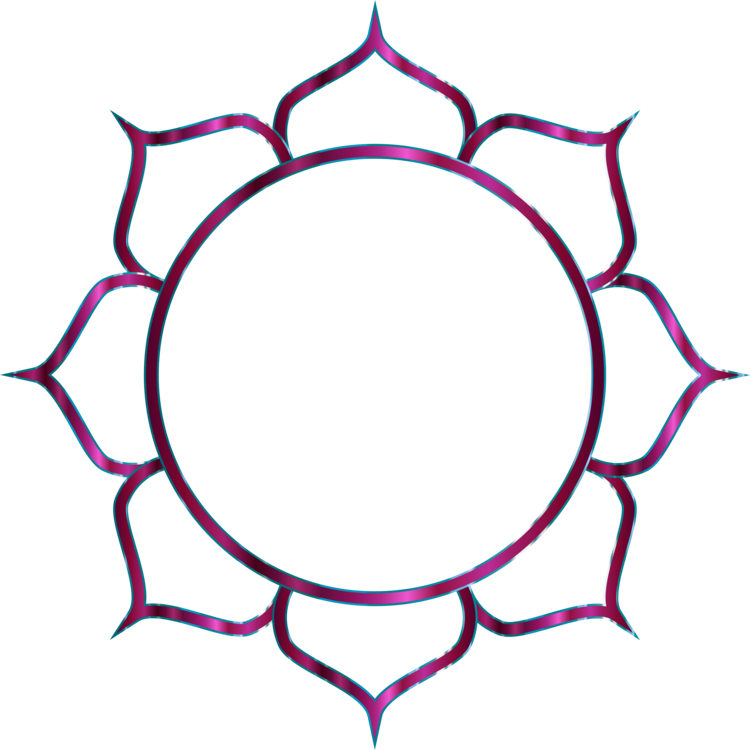 Buddhism Dharmachakra Sacred Lotus Meditation - Simbolo Religioso Flor De Loto (750x750)