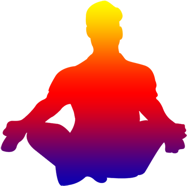Meditation Clipart Emotional Stability - Vinilo Decorativo La Melodía En Meditación (400x425)