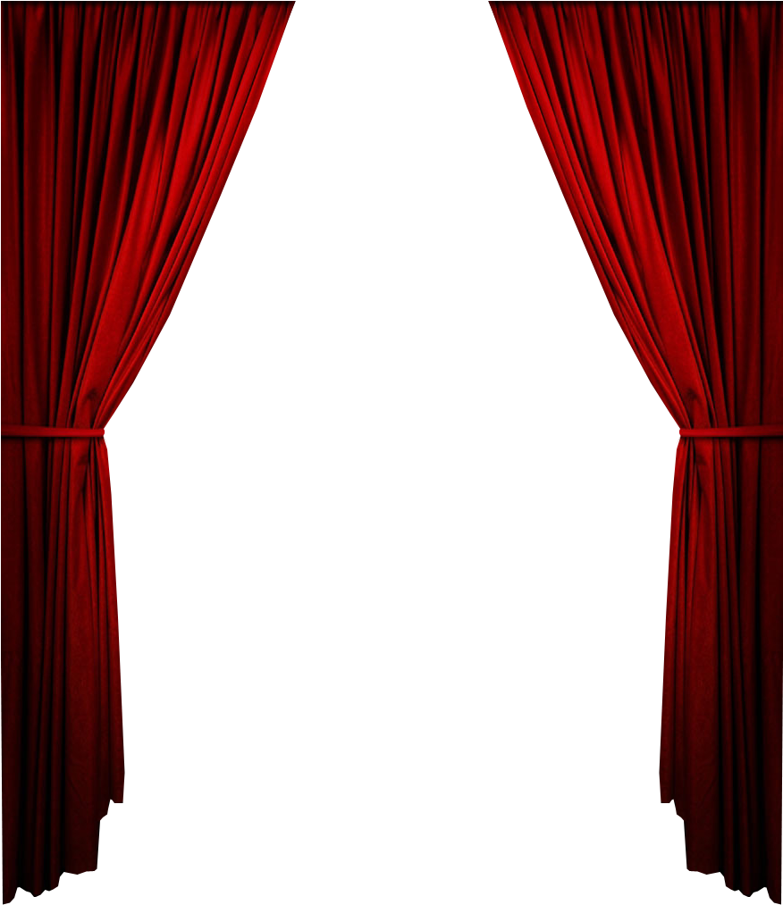 Download Red Curtain Png Clipart Window Treatment Curtain - Theater Curtain Png (875x1020)
