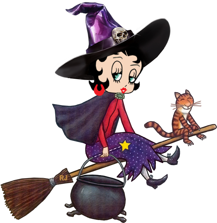 Betty Boop, Witches, Bb, Bruges, Witch - Room On The Broom Book Pages (750x800)