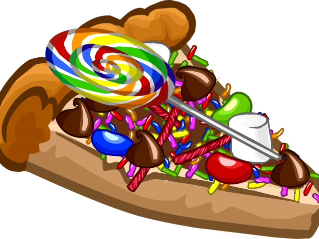 Candy Clipart Pizza - Club Penguin Candy Furniture (640x480)