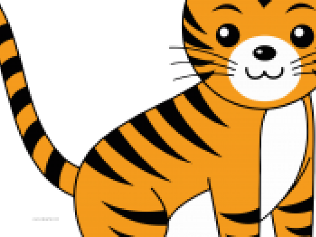 Tiiger Clipart Small Tiger - Transparent Tiger Clip Art (640x480)